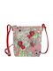 Sling Women's Crossbody Bag Made of Artificial Leather Red