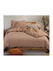 Nef-Nef Homeware Сет Чаршафи с Ластик 160x200+35см. Suspen Карамел 4бр