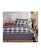 Nef-Nef Homeware Bettwäsche-Set Einzel 170x270cm. Racket Denim 3Stück