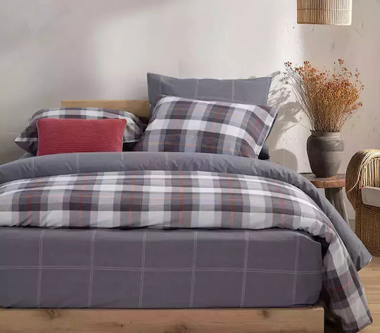 Nef-Nef Homeware Set Cearșafuri Dublu 200x270cm. Racket Denim 4buc