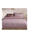 Nef-Nef Homeware Sheet Sets Single 170x270cm. Dazier Mauve 3pcs