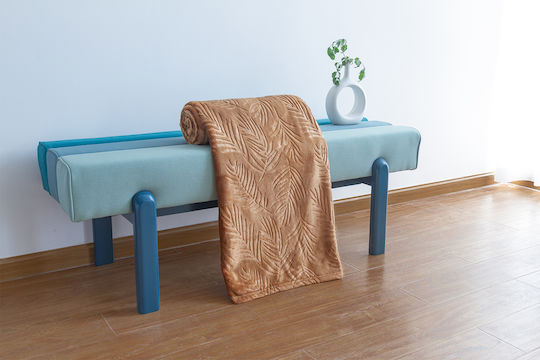 Chios Hellas Piqué Decke Doppel 200x220cm Braune 35245KA