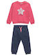 Kinder Sweatpants Set - Jogginganzug Rosa 2Stück