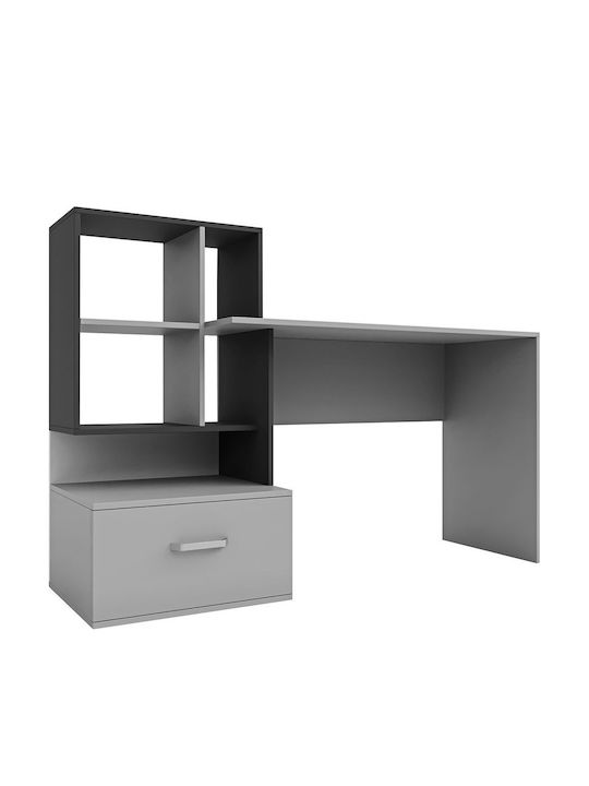 Schreibtisch Viola Holz Grey-anthracite 149x48x...
