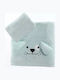 Nef-Nef Homeware Set of baby towels 2pcs Life Blue Weight 420gr/m²