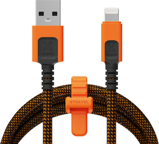 Xtorm Xtreme Редовна USB-A към Lightning кабел Оранжев 1.5м (CXX2001)