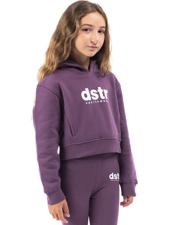 Kinder-Sweatshirt mit Kapuze Purple