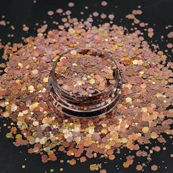 Chunky Glitter 50gr Καφέ-χρυσό