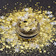 Χιονονιφάδες Chunky Glitter 50gr Χρυσό-ασημί