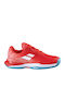 Jet Mach 3 Clay Kids Sports Shoes Tennis with Laces Red