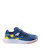 Pulsion Kids Sports Shoes Tennis with Hoop & Loop Closure Blue