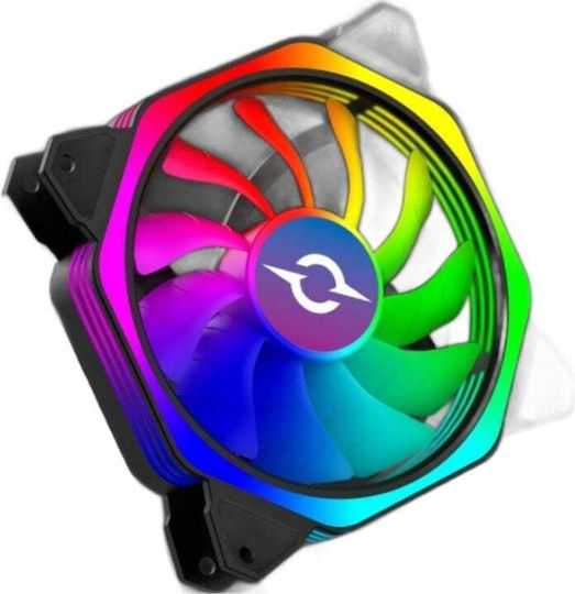 Aqirys Cetus Case Fan 120mm (1500rpm / 38.5cfm) with ARGB Lighting and 6-Pin Connection