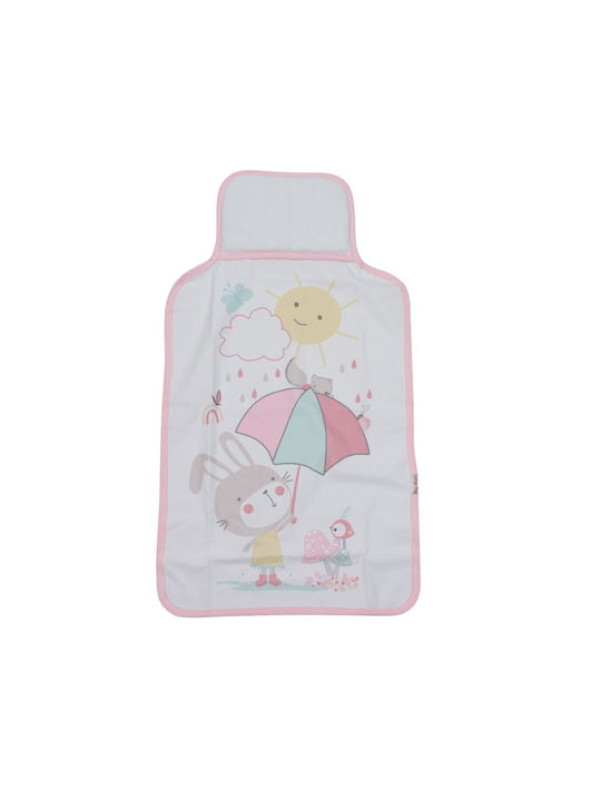 Kamtex Baby Waterproof Changing Pad Pink 78x45cm.