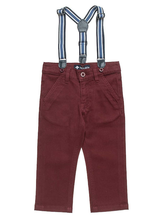 Kids' Pants Burgundy