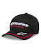 Καπέλο Alpinestars Crv Bill Indent Black Red