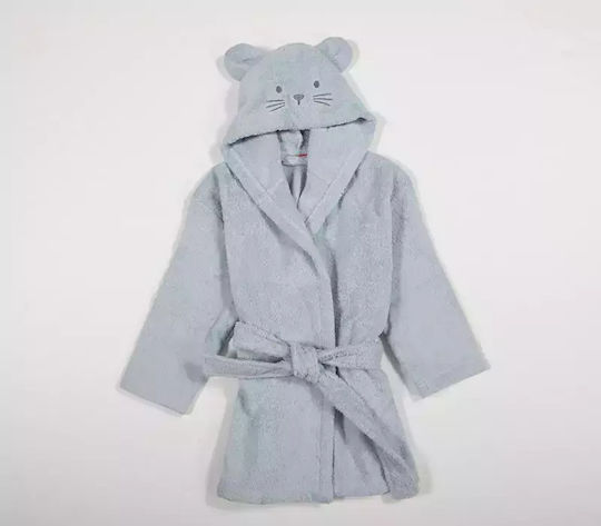 Nef-Nef Homeware Детски Халат Special Party Син с Качулка