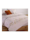 Nef-Nef Homeware Duvet Cover Set Cotton Queen with 2 Pillowcases 240x230 Fragesca Grey