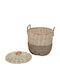 Polihome Baku Decorative Basket Wicker 27x27x37cm
