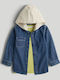 Kids Shirt Long Sleeve Denim Blue