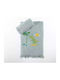 Nef-Nef Homeware Set of baby towels 2pcs Dinos On Wheels Blue Weight 420gr/m²