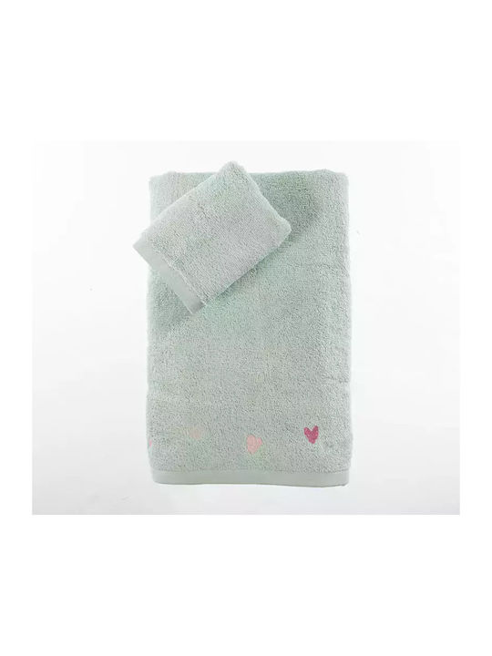 Nef-Nef Homeware Комплект бебешки кърпи 2бр Hearts Attack Hearts Attack 70 cmx140cm Тегло 420гр/кв.м