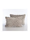 Nef-Nef Homeware Priver Kissenbezug-Set mit Umschlagumschlag Gesteppt Gray 52x72cm.