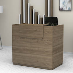 Megapap Brown Reception Desk Megapap Brown Reception Desk