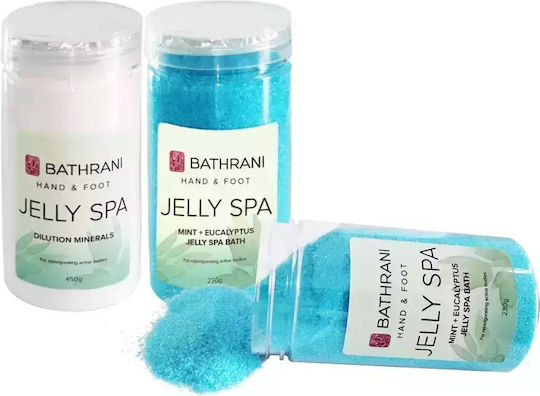 Complete Pedicure Set Jelly Spa Bathrani Mint & Eucalyptus 3 Pieces