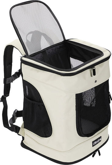 Cadoca Rucsac pentru transport câine / pisici Alb M41xL31xA30cm.