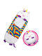 Sleep Pillow 50x135cm Plush White Unicorn Kids Throw Pillows General Trade 56695 Generaltrade