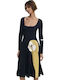 Dress Midi Φόρεμα Black