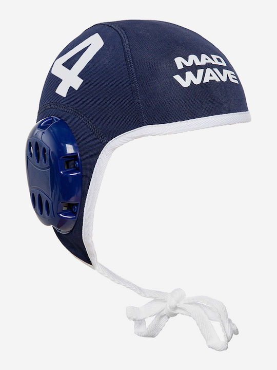 Water Polo Cap No 4 Mad Wave Water Polo Cap Blue White M0597020404w Blue