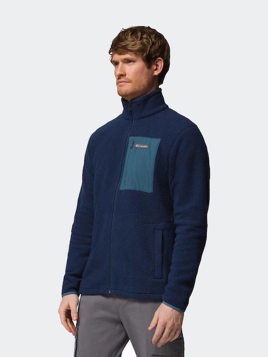 Columbia Ridge Ανδρική Ζακέτα Fleece Navy Μπλε