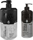 Set Îngrijire Bărbați Nishman Easy Shave Gel Transparent de Ras 1000 Ml + Loțiune After Shave 05 Invisible Touch 400 Ml