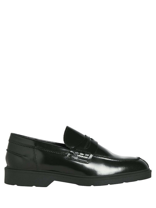 Men's Leather Moccasins Black