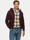 D1 Ovin Hoodie Cardigan Burgundy