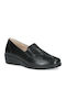 Δερμάτινα Γυναικεία Loafers σε Μαύρο Χρώμα