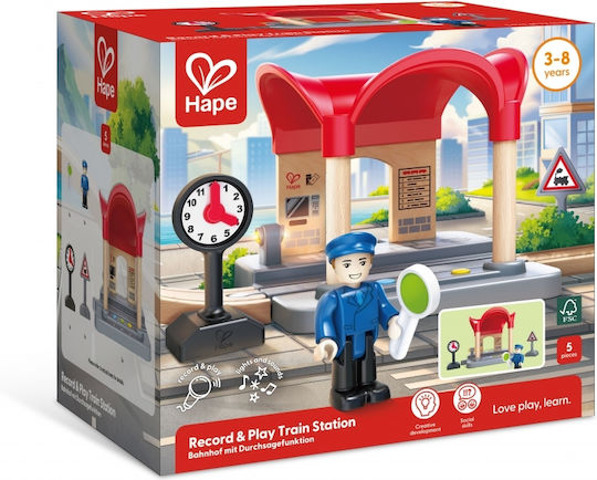 Hape Сет с Влакче със Звук и Светлина за 3+ години+ Години