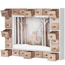 Advent Calendar Decoration Music Box Leds 24 Days Made Wood 27 X 6 X 35 Cm Advent Calendar Decoration Music Box Leds 24 Days Made Wood 27 X 6 X 35 Cm