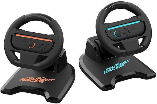Subsonic Pro Kart Racer Duo Τιμονιέρα με Πετάλια για Switch / Switch 2 με 180° Περιστροφής