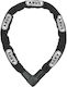 Abus 1010/170 170cm Motorcycle Chain Lock Motorcycle Chain Lock with 9mm Pin in Black