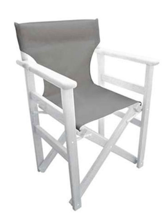 Wooden Director Chair Grey
