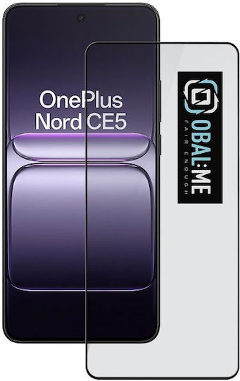 Obal:Me 5D Tempered Glass Μαύρο (OnePlus Nord CE5)