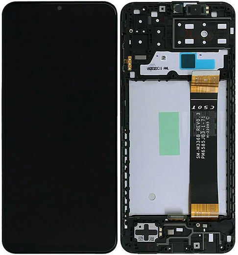 Οθόνη με Μηχανισμό Αφής και Πλαίσιο για Samsung A13 5G A137 (Μαύρο)