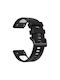 Strap Silicone Case in Black color for Garmin Instinct 2