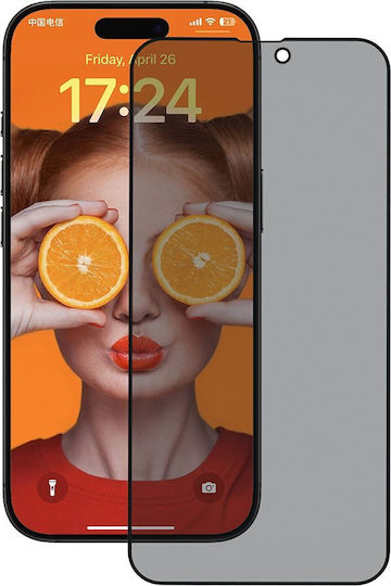 Anank 2.5d Reinforced Edge Privacy Screen Protector Iphone 14 Pro Max Black