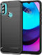 Back Cover Σιλικόνης Μαύρο (Moto E20)