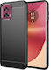 Back Cover Silicon Negru (Motorola Edge 50 Fusion)