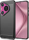 Back Cover Silicon Negru (Huawei Pura 70)