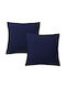 Sofa-Kissen Navy Blue 2Stück 45x45cm.